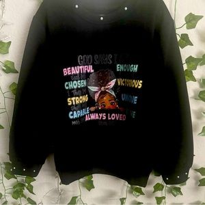 7-8Y Girls’ Beautiful custom sweatshirt